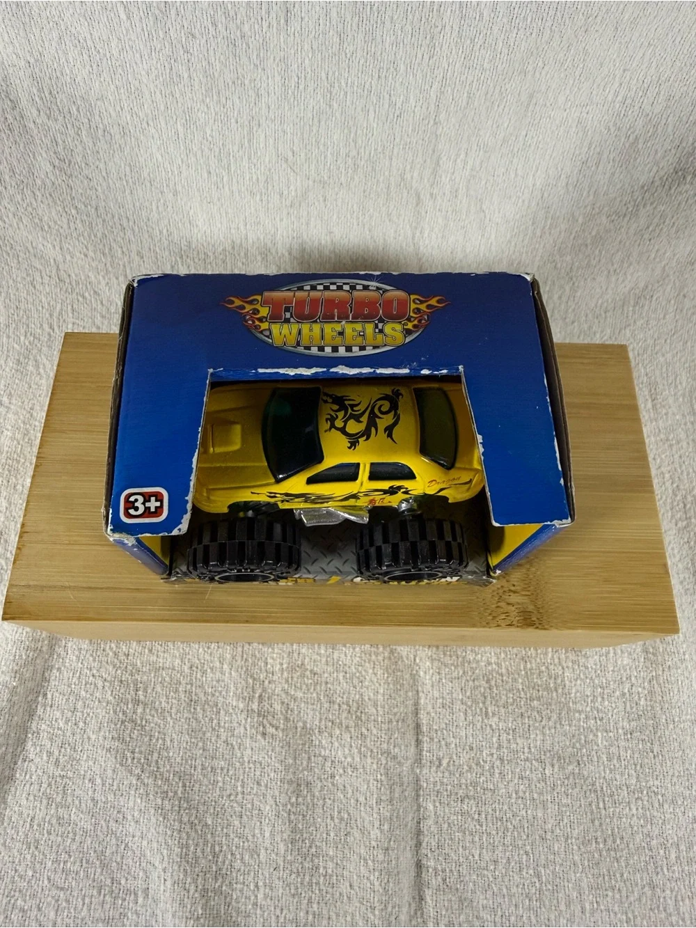 Turbo Wheels Yellow Monster Truck Toy